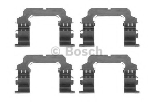 BOSCH 1 987 474 462 Комплектующие, колодки дискового тормоза<br >передний мост 