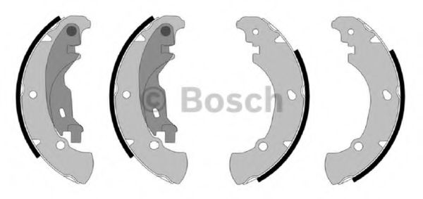 BOSCH F 026 004 560 Тормозные колодоки задний мост для FIAT (Фиат) BOSCH F 026 004 560 Тормозные колодоки задний мост для FIAT (Фиат)