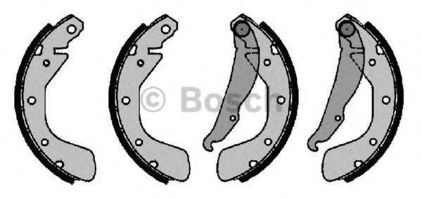 BOSCH F 026 004 614 Тормозные колодоки задний мост для OPEL CORSA CLASSIC (Опель Корса классик) BOSCH F 026 004 614 Тормозные колодоки задний мост для OPEL CORSA CLASSIC (Опель Корса классик)