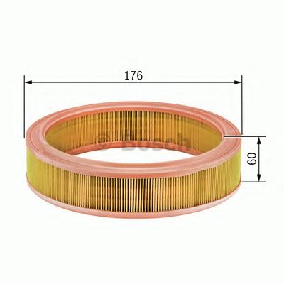 BOSCH 1 457 432 122 Воздушный фильтр для FORD FIESTA (Форд Фиэста) BOSCH 1 457 432 122 Воздушный фильтр для FORD FIESTA (Форд Фиэста)