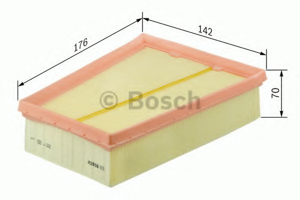 BOSCH 1 457 433 529 Воздушный фильтр для RENAULT (Рено) BOSCH 1 457 433 529 Воздушный фильтр для RENAULT (Рено)