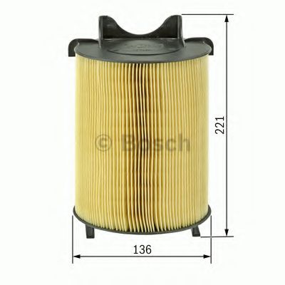 BOSCH 1 457 433 576 Воздушный фильтр для SEAT ALTEA (Сеат Алтэа) BOSCH 1 457 433 576 Воздушный фильтр для SEAT ALTEA (Сеат Алтэа)