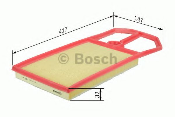 BOSCH 1 457 433 716 Воздушный фильтр для VOLKSWAGEN POLO (Фольксваген Поло) BOSCH 1 457 433 716 Воздушный фильтр для VOLKSWAGEN POLO (Фольксваген Поло)