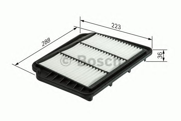 BOSCH F 026 400 163 Воздушный фильтр 01 2005 для DAEWOO (Дэу) BOSCH F 026 400 163 Воздушный фильтр 01 2005 для DAEWOO (Дэу)