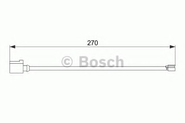 BOSCH 1 987 474 564 Сигнализатор, износ тормозных колодок передний мост для AUDI TT (Ауди Тт) BOSCH 1 987 474 564 Сигнализатор, износ тормозных колодок передний мост для AUDI TT (Ауди Тт)