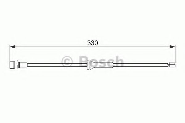 BOSCH 1 987 474 581 Сигнализатор, износ тормозных колодок передний мост для AUDI V8 (Ауди V8) BOSCH 1 987 474 581 Сигнализатор, износ тормозных колодок передний мост для AUDI V8 (Ауди V8)