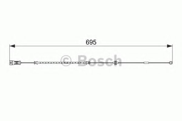 BOSCH 1 987 474 585 Сигнализатор, износ тормозных колодок для OPEL (Опель) BOSCH 1 987 474 585 Сигнализатор, износ тормозных колодок для OPEL (Опель)