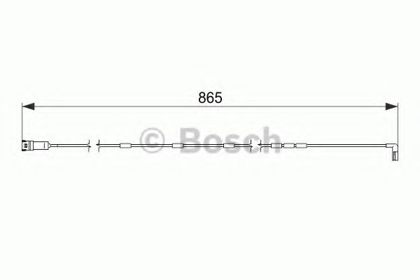 BOSCH 1 987 474 586 Сигнализатор, износ тормозных колодок для OPEL OMEGA A (Опель Омэга а) BOSCH 1 987 474 586 Сигнализатор, износ тормозных колодок для OPEL OMEGA A (Опель Омэга а)