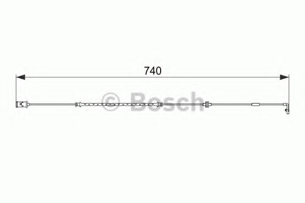 BOSCH 1 987 474 587 Сигнализатор, износ тормозных колодок передний мост для OPEL ASTRA G (Опель Астра г) BOSCH 1 987 474 587 Сигнализатор, износ тормозных колодок передний мост для OPEL ASTRA G (Опель Астра г)