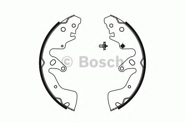 BOSCH 0 986 487 756 Тормозные колодоки задний мост для SUZUKI GRAND ESCUDO II (Сузуки Гранд эсcудо 2) BOSCH 0 986 487 756 Тормозные колодоки задний мост для SUZUKI GRAND ESCUDO II (Сузуки Гранд эсcудо 2)