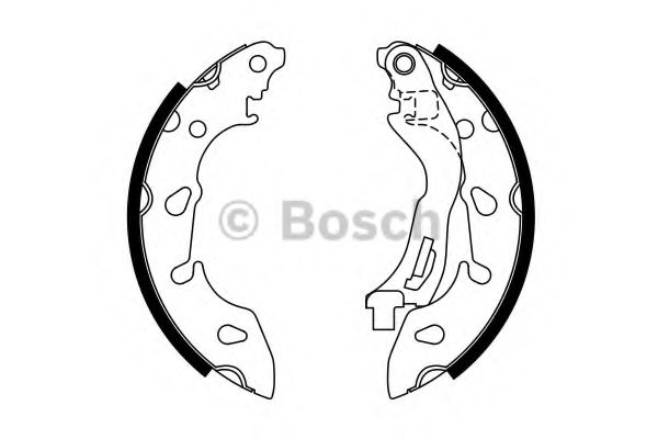 BOSCH 0 986 487 772 Тормозные колодоки задний мост для FIAT 500 C (Фиат 500 c) BOSCH 0 986 487 772 Тормозные колодоки задний мост для FIAT 500 C (Фиат 500 c)