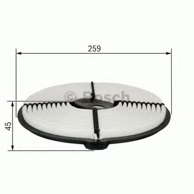 BOSCH 1 987 429 159 Воздушный фильтр 09 2000 для MITSUBISHI LANCER IV (Митсубиши/митсубиси Ланcэр иv) BOSCH 1 987 429 159 Воздушный фильтр 09 2000 для MITSUBISHI LANCER IV (Митсубиши/митсубиси Ланcэр иv)