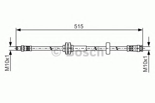 BOSCH 1 987 481 482 Тормозной шланг передняя ось, двусторонне для FIAT (Фиат) BOSCH 1 987 481 482 Тормозной шланг передняя ось, двусторонне для FIAT (Фиат)