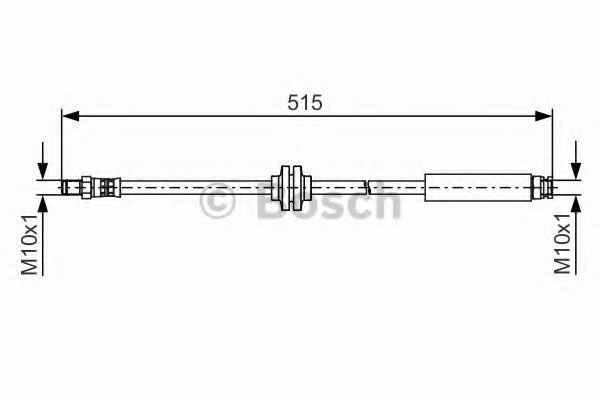 BOSCH 1 987 481 483 Тормозной шланг задний мост для FIAT (Фиат) BOSCH 1 987 481 483 Тормозной шланг задний мост для FIAT (Фиат)