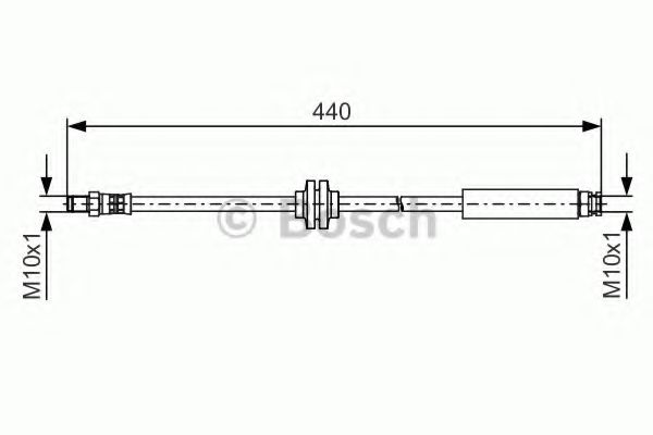 BOSCH 1 987 481 484 Тормозной шланг для FIAT (Фиат) BOSCH 1 987 481 484 Тормозной шланг для FIAT (Фиат)