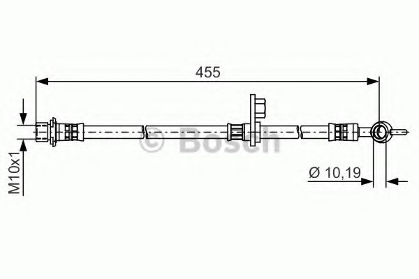 BOSCH 1 987 481 494 Тормозной шланг для TOYOTA YARIS VERSO (Тойота/тоета Ярис версо) BOSCH 1 987 481 494 Тормозной шланг для TOYOTA YARIS VERSO (Тойота/тоета Ярис версо)