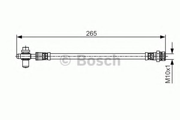 BOSCH 1 987 481 518 Тормозной шланг Задний мост слева для VOLKSWAGEN JETTA V III (Фольксваген Джетта 5 3) BOSCH 1 987 481 518 Тормозной шланг Задний мост слева для VOLKSWAGEN JETTA V III (Фольксваген Джетта 5 3)