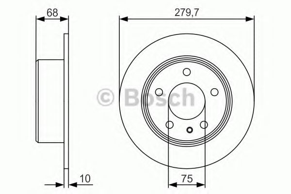 BOSCH 0 986 479 R01 Тормозной диск для BMW 7 (Бмв 7) BOSCH 0 986 479 R01 Тормозной диск для BMW 7 (Бмв 7)