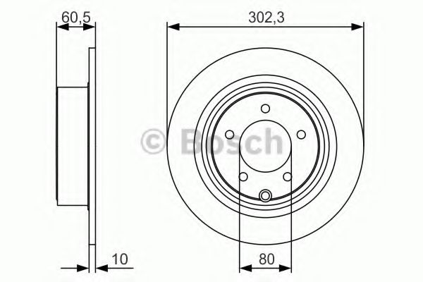 BOSCH 0 986 479 R07 Тормозной диск задний мост для CHRYSLER CIRRUS (Крайслер Cиррус) BOSCH 0 986 479 R07 Тормозной диск задний мост для CHRYSLER CIRRUS (Крайслер Cиррус)