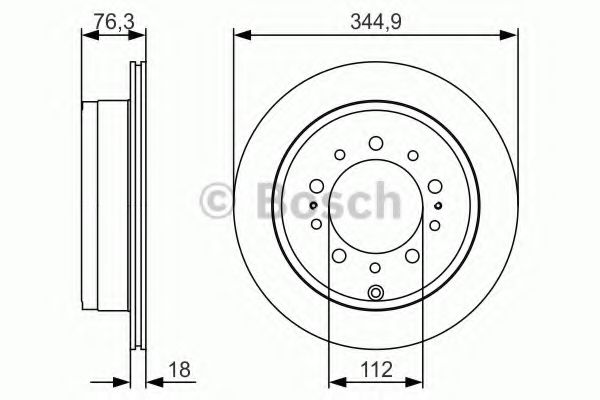 BOSCH 0 986 479 R32 Тормозной диск для TOYOTA (FAW) LAND CRUISER 200 (Тойота/тоета (фав) Ленд крузер 200) BOSCH 0 986 479 R32 Тормозной диск для TOYOTA (FAW) LAND CRUISER 200 (Тойота/тоета (фав) Ленд крузер 200)