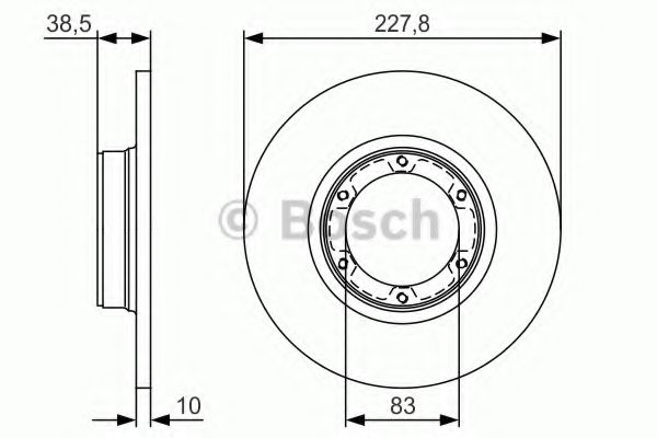 BOSCH 0 986 479 R65 Тормозной диск для RENAULT LE CAR (Рено Лэ cар) BOSCH 0 986 479 R65 Тормозной диск для RENAULT LE CAR (Рено Лэ cар)