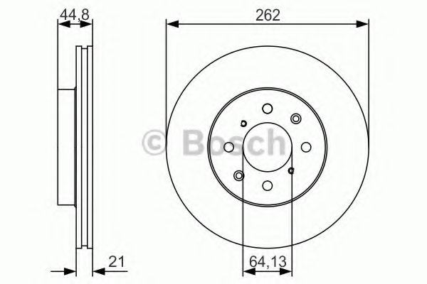 BOSCH 0 986 479 R80 Тормозной диск для HONDA CRX II (Хонда Cрх 2) BOSCH 0 986 479 R80 Тормозной диск для HONDA CRX II (Хонда Cрх 2)