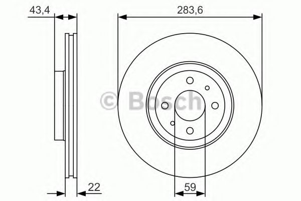 BOSCH 0 986 479 S01 Тормозной диск для FIAT DOBLO (Фиат Добло) BOSCH 0 986 479 S01 Тормозной диск для FIAT DOBLO (Фиат Добло)
