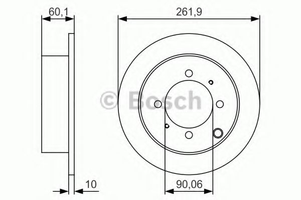 BOSCH 0 986 479 S53 Тормозной диск для MITSUBISHI SPACE WAGON (Митсубиши/митсубиси Спэйс вагон) BOSCH 0 986 479 S53 Тормозной диск для MITSUBISHI SPACE WAGON (Митсубиши/митсубиси Спэйс вагон)