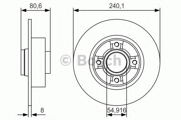 BOSCH 0 986 479 S37 Тормозной диск для RENAULT MEGANE II -LET (Рено Меган 2 лет) BOSCH 0 986 479 S37 Тормозной диск для RENAULT MEGANE II -LET (Рено Меган 2 лет)