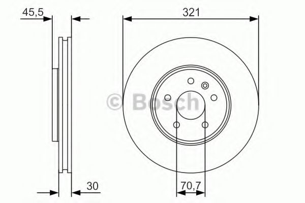 BOSCH 0 986 479 667 Тормозной диск для OPEL ASTRA GTC J (Опель Астра гтс) BOSCH 0 986 479 667 Тормозной диск для OPEL ASTRA GTC J (Опель Астра гтс)