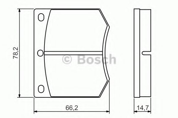 BOSCH 0 986 495 079 Тормозные колодки для FORD GRANADA (Форд Гранада) BOSCH 0 986 495 079 Тормозные колодки для FORD GRANADA (Форд Гранада)