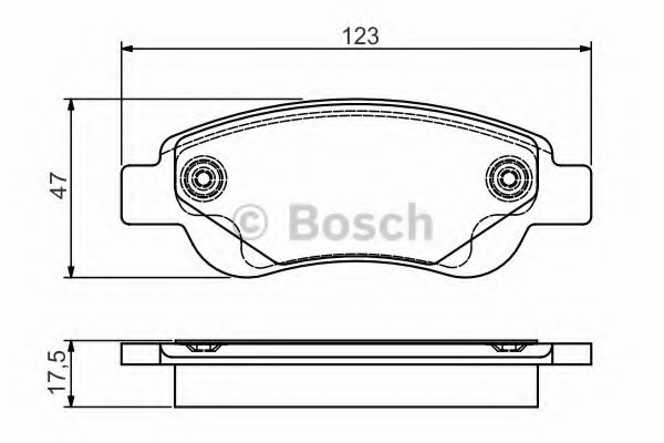 BOSCH 0 986 495 085 Тормозные колодки 