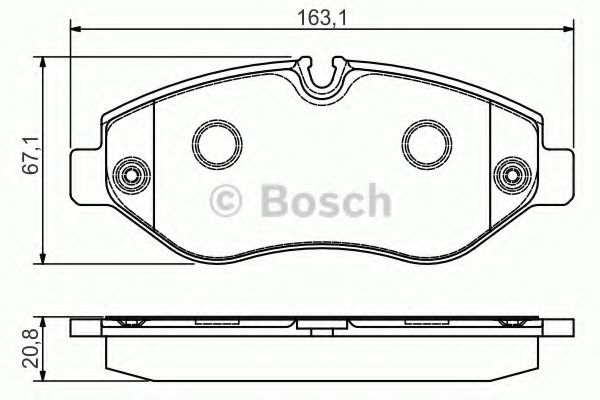 BOSCH 0 986 495 098 Тормозные колодки 