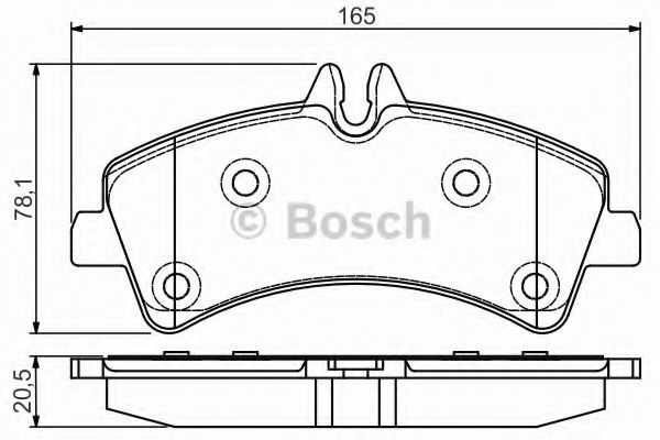 BOSCH 0 986 495 099 Тормозные колодки 