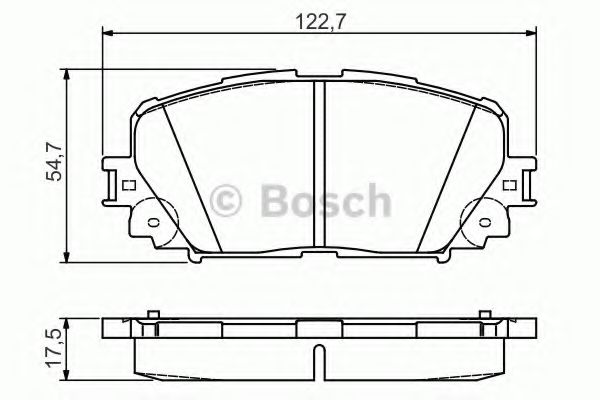 BOSCH 0 986 495 109 Тормозные колодки 