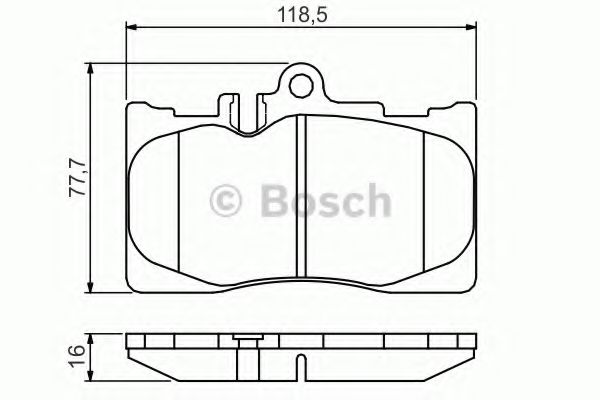BOSCH 0 986 495 138 Тормозные колодки 