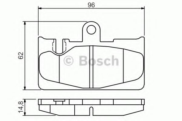 BOSCH 0 986 495 139 Тормозные колодки 