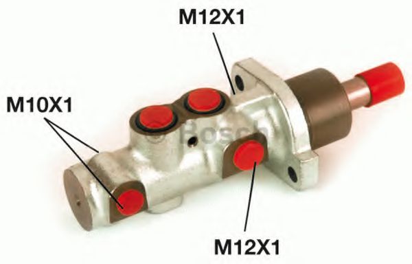 BOSCH 0 986 480 854 Главный тормозной цилиндр для автомобилей с ABS для PEUGEOT 207 (Пежо 207) BOSCH 0 986 480 854 Главный тормозной цилиндр для автомобилей с ABS для PEUGEOT 207 (Пежо 207)