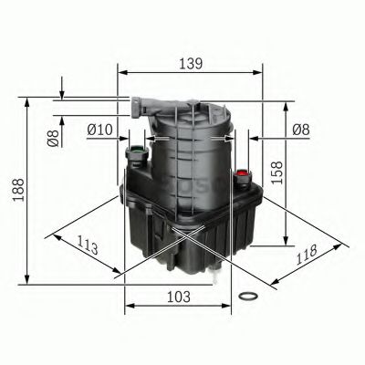 BOSCH 0 450 907 016 Топливный фильтр для RENAULT MODUS / GRAND MODUS (Рено Модус / гранд модус) BOSCH 0 450 907 016 Топливный фильтр для RENAULT MODUS / GRAND MODUS (Рено Модус / гранд модус)