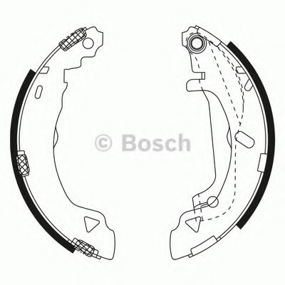 BOSCH 0 204 072 224 Тормозные колодоки задний мост для FORD-USA (Форд-уса) BOSCH 0 204 072 224 Тормозные колодоки задний мост для FORD-USA (Форд-уса)