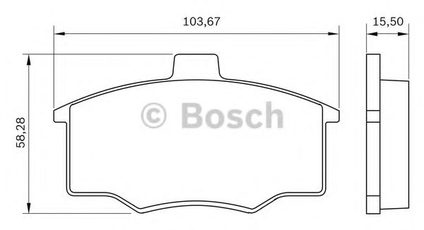 BOSCH 0 986 BB0 019 Тормозные колодки передний мост для CHEVROLET IPANEMA (Шевроле Ипанэма) BOSCH 0 986 BB0 019 Тормозные колодки передний мост для CHEVROLET IPANEMA (Шевроле Ипанэма)
