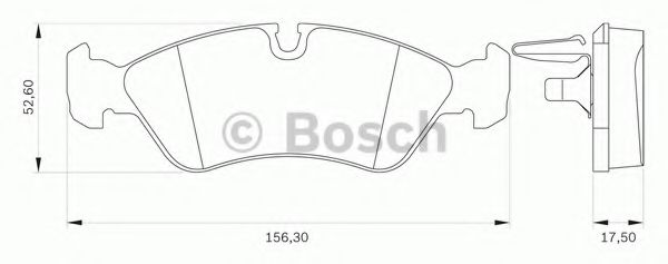 BOSCH 0 986 BB0 107 Тормозные колодки для CHEVROLET VECTRA (Шевроле Vэcтра) BOSCH 0 986 BB0 107 Тормозные колодки для CHEVROLET VECTRA (Шевроле Vэcтра)