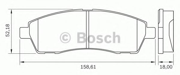 BOSCH 0 986 BB0 112 Тормозные колодки для FORD USA F-250 (Форд сша Ф-250) BOSCH 0 986 BB0 112 Тормозные колодки для FORD USA F-250 (Форд сша Ф-250)