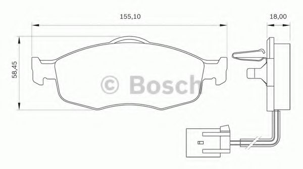 BOSCH 0 986 BB0 143 Тормозные колодки для FORD MONDEO (Форд Мондэо) BOSCH 0 986 BB0 143 Тормозные колодки для FORD MONDEO (Форд Мондэо)