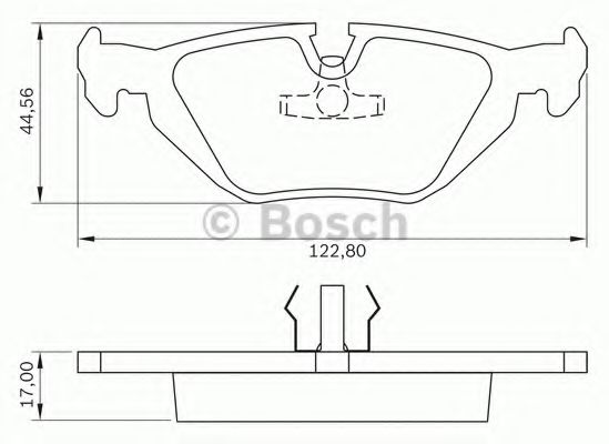 BOSCH 0 986 BB0 175 Тормозные колодки для BMW Z3 (Бмв З3)