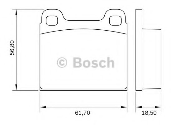 BOSCH 0 986 BB0 255 Тормозные колодки передний мост для VOLKSWAGEN GOL COUNTRY I (Фольксваген Гол cоунтръ и) BOSCH 0 986 BB0 255 Тормозные колодки передний мост для VOLKSWAGEN GOL COUNTRY I (Фольксваген Гол cоунтръ и)