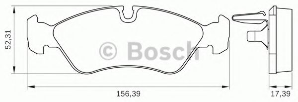 BOSCH 0 986 BB0 274 Тормозные колодки передний мост для CHEVROLET VECTRA (Шевроле Vэcтра) BOSCH 0 986 BB0 274 Тормозные колодки передний мост для CHEVROLET VECTRA (Шевроле Vэcтра)