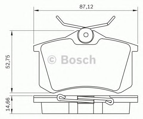 BOSCH 0 986 BB0 290 Тормозные колодки для SEAT TOLEDO (Сеат Толэдо) BOSCH 0 986 BB0 290 Тормозные колодки для SEAT TOLEDO (Сеат Толэдо)