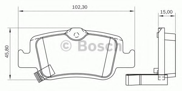 BOSCH 0 986 BB0 777 Тормозные колодки для TOYOTA FIELDER (Тойота/тоета Фиэлдэр) BOSCH 0 986 BB0 777 Тормозные колодки для TOYOTA FIELDER (Тойота/тоета Фиэлдэр)