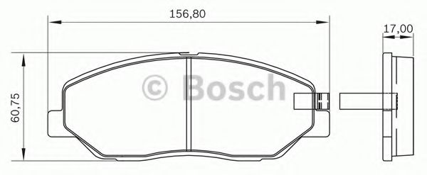 BOSCH 0 986 BB0 785 Тормозные колодки для HYUNDAI GENESIS (Хендай Гэнэсис) BOSCH 0 986 BB0 785 Тормозные колодки для HYUNDAI GENESIS (Хендай Гэнэсис)